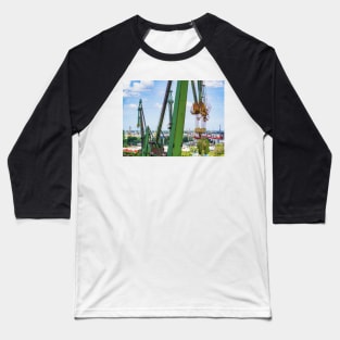 Cranes in Gdansk shipyard Baseball T-Shirt